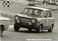 Friedrich Tonne mit einem Simca beim 750-Meilen-Rennen auf der Nordschleife