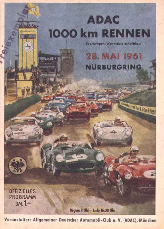 3 Lauf zur Internationalen SportwagenMeisterschaft 28 Mai 1961