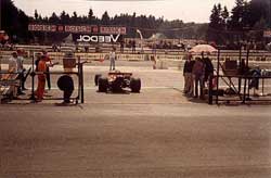 Training zum GP von Deutschland 1969